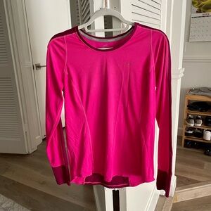 Nike Women's Pink Long Sleeve DRI-FIT Top